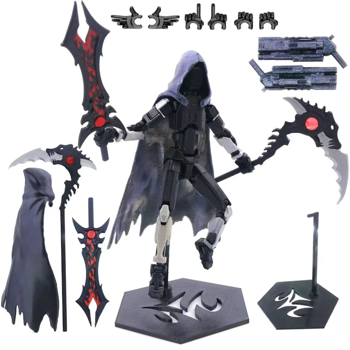 T13 Lucky13 3D Printed Multi-Jointed Robot Action Figure