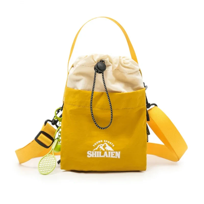 Nixie Drawstring Water Bottle Crossbody Bag – Nylon