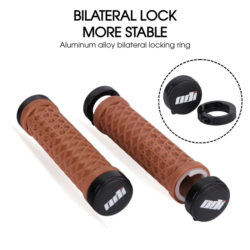 ODI Silicone MTB/BMX Handlebar Grips – Double Lock Anti-Slip