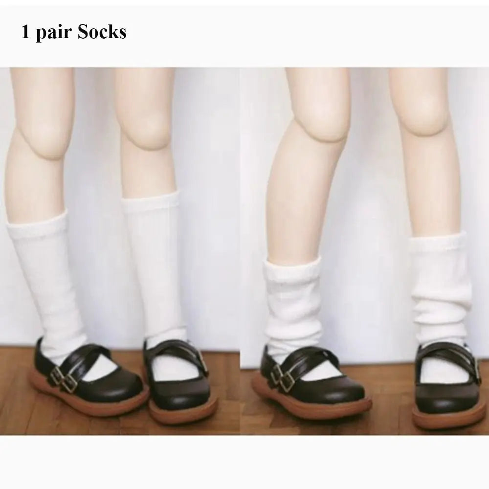 Stripe Socks for 1/4 BJD 45cm Dolls | Mini Cotton Stockings