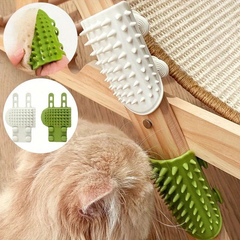 Cat Hair Removal Massage Comb & Wall Corner Scratcher