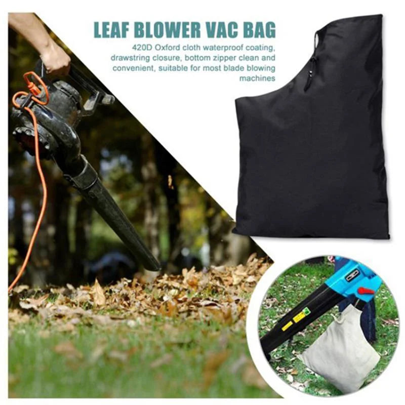 Leaf Blower Vacuum Bag – Oxford Zipper Lawn Collection Bag