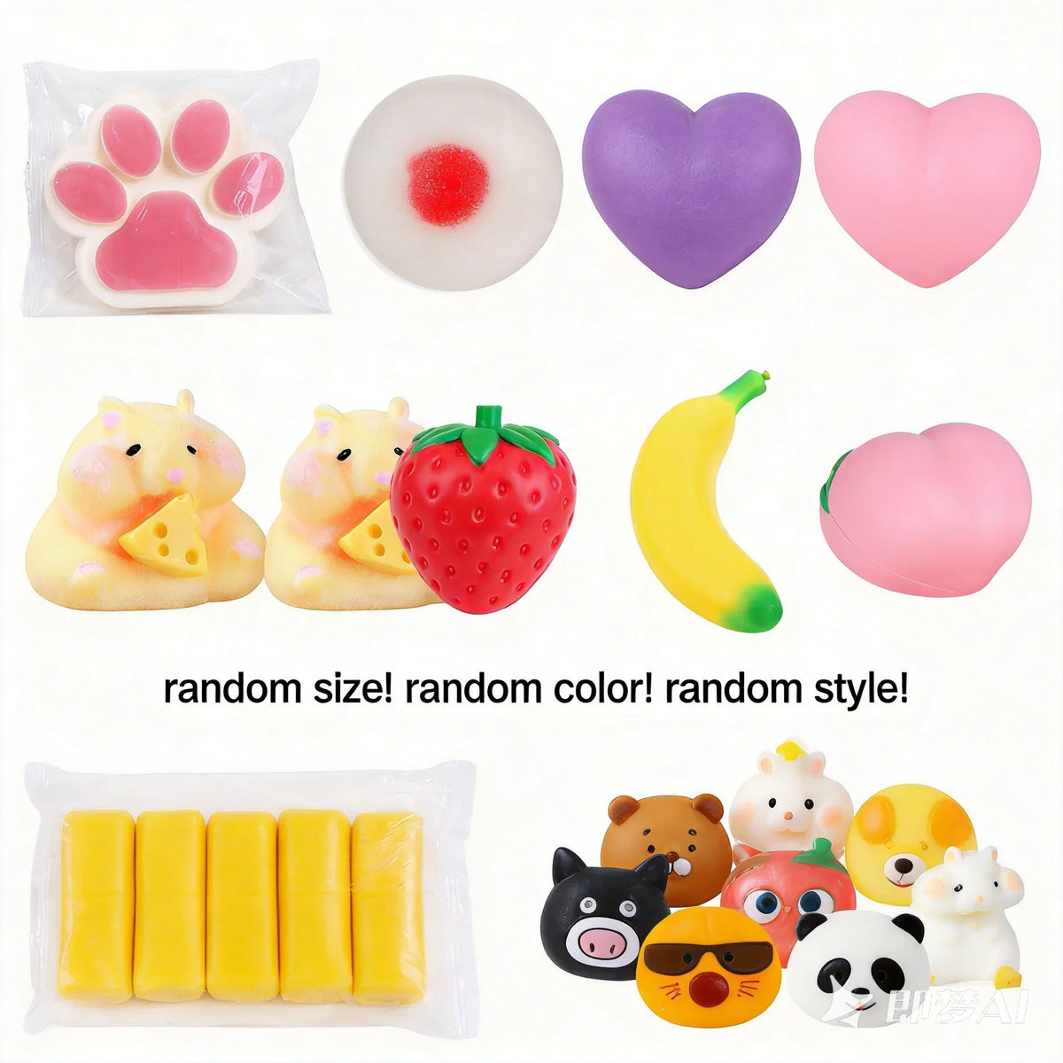 Super Jumbo Strawberry Squishy Slow Rising Fidget Toy | Non-Toxic