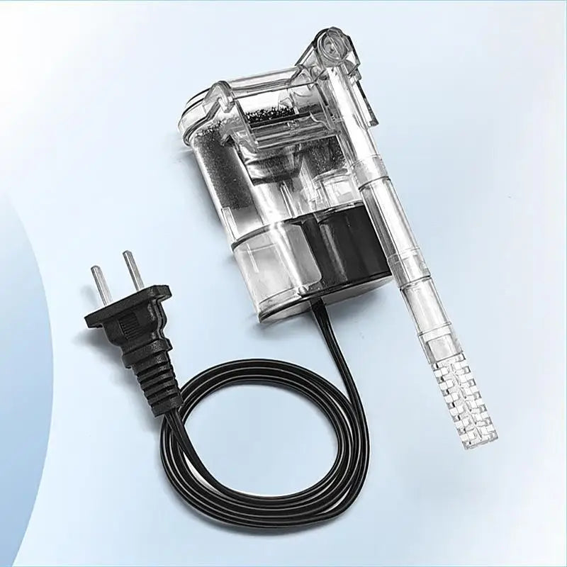 Silent Hang-On-Back Aquarium Filter | Transparent Fish Tank