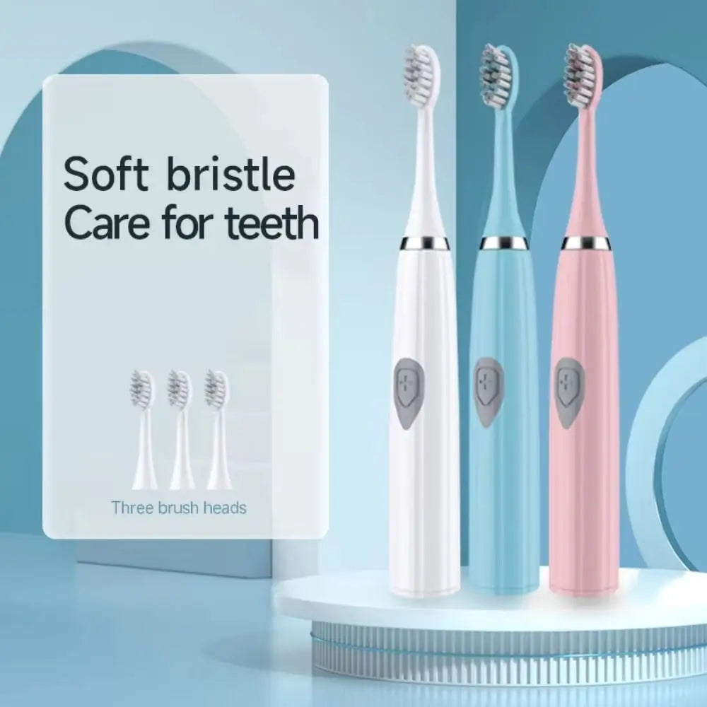 Sonic Electric Toothbrush – Soft Bristle, IPX7, 10000 RPM