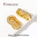 18K Gold Plated Zircon Spacer Beads – DIY Jewelry Findings