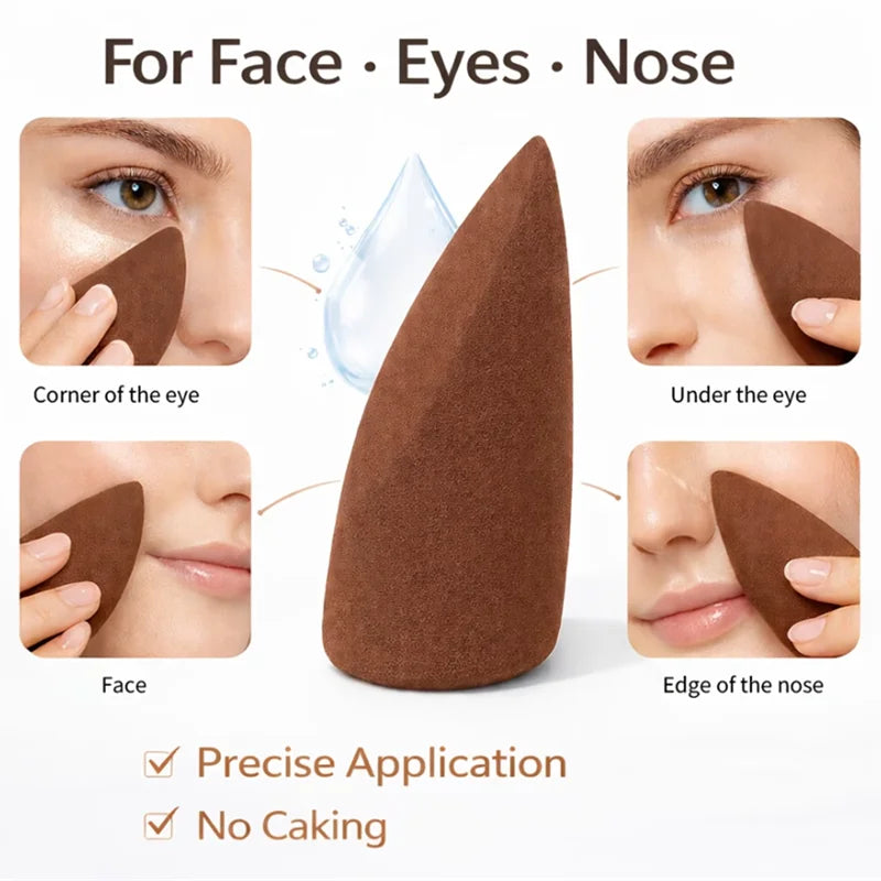 Fingertip Conical Makeup Sponge | Dual-Use Beauty Puff 1/2pc