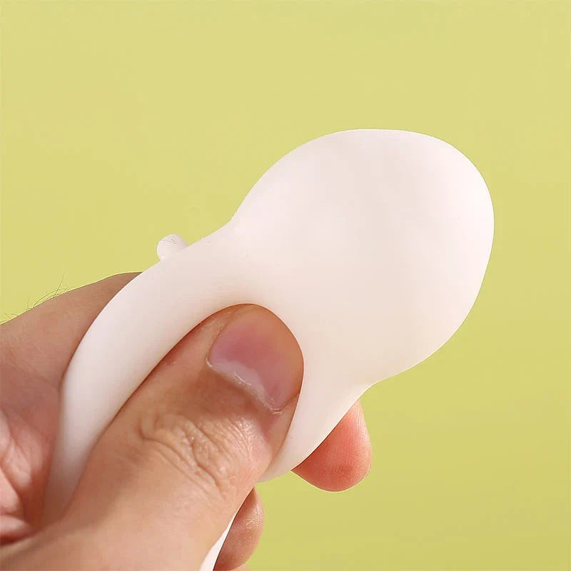5Pcs DIY Blow Bubble Squeeze Fidget Toy – Sensory Pinch Balls