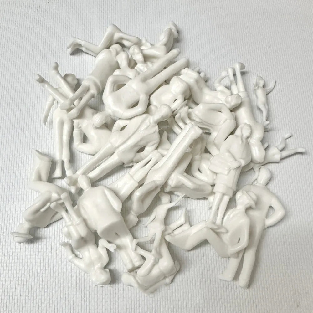 Scale Model People Figures 1:25–1:200 | 50/100pcs Pre-Painted