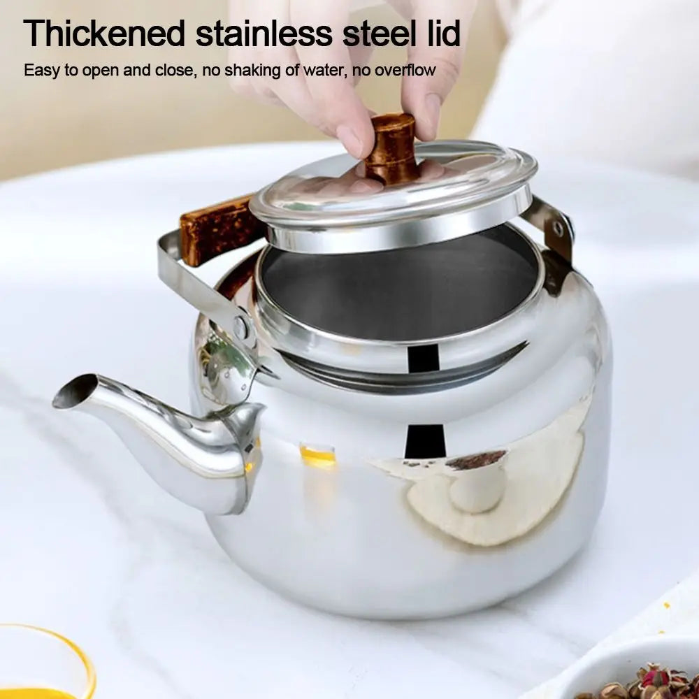 Stainless Steel Whistling Kettle 1L–2L | Home & Camping