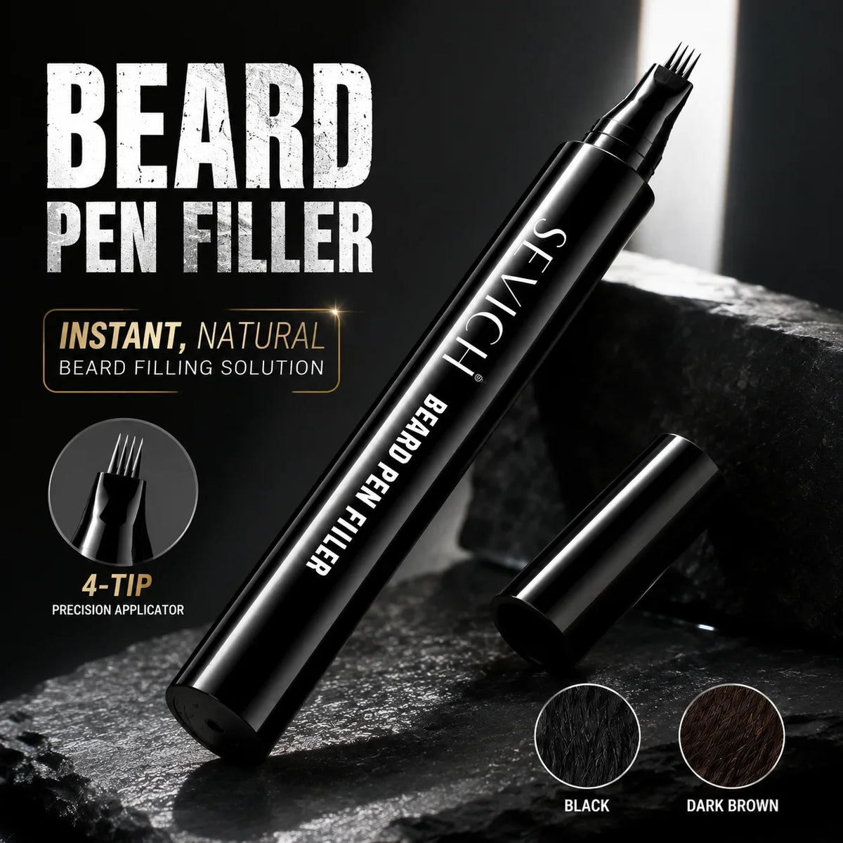 Sevich Beard Filling Pen Kit – Waterproof Shaping & Coloring