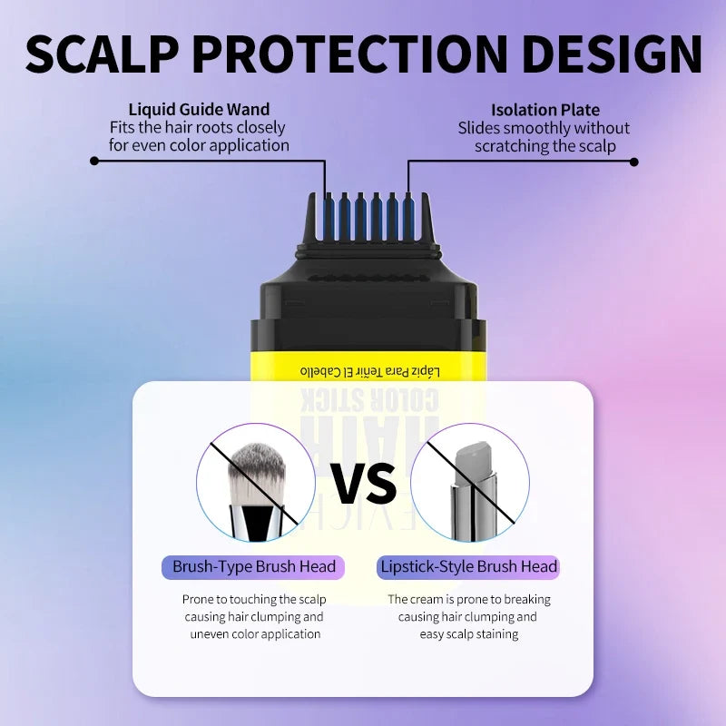 Sevich Temporary Hair Color Wax Comb Stick – Men & Women