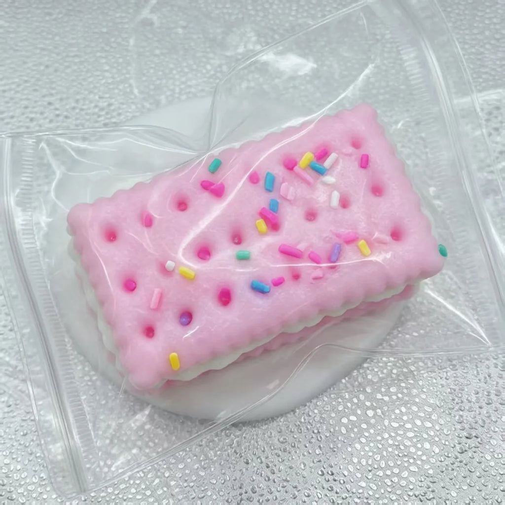 Slow Rising Squishy Food Toy – Soda, Sandwich & Cookie