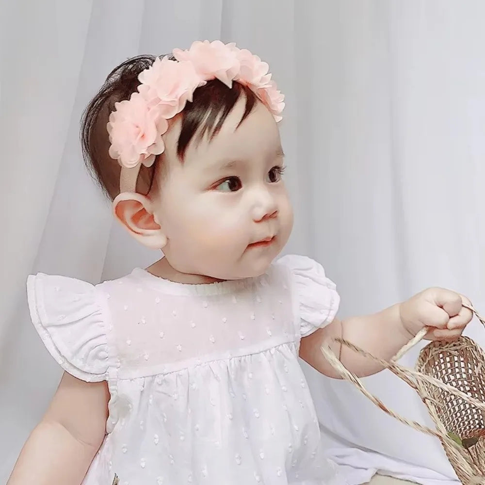 Chiffon Flower Headband – Princess Turban for Baby & Toddler