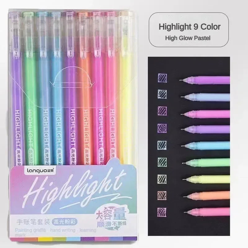 Glitter Gel Pen Set 162 Colors – 0.5mm & 1.0mm Art Pens