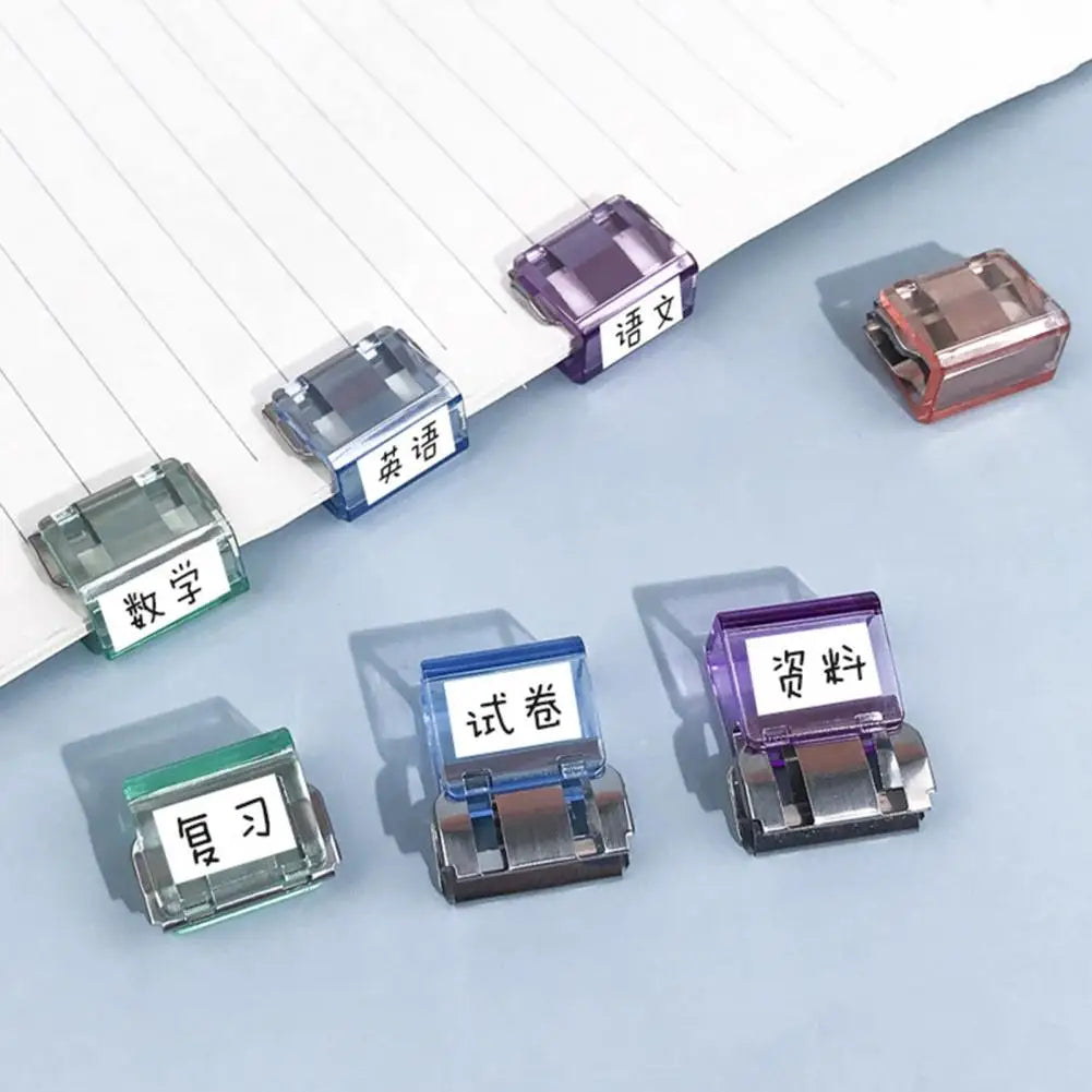 Transparent Push Clips with Storage Case | 20 or 40 Pcs