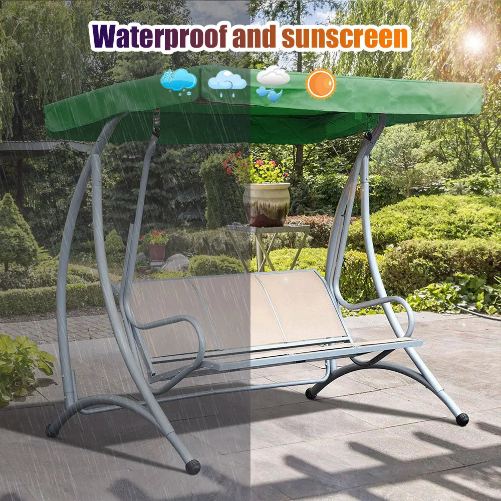Waterproof Swing Canopy Replacement Cover – Garden Patio Bench
