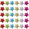 30Pcs Glitter Star Ornaments – Holiday Party Wreath Decor