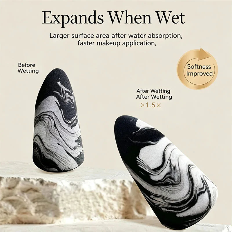Conical Makeup Sponge – Wet & Dry Dual-Use Foundation Blender