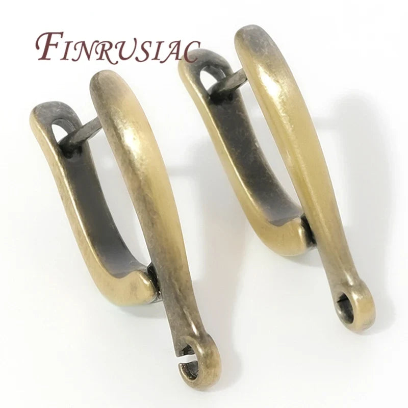 Antique Bronze Brass Earring Clasps – DIY Earwire Findings