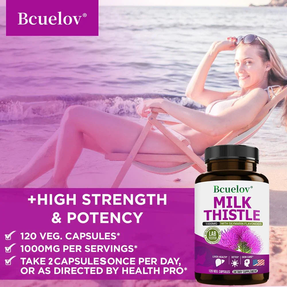 Liver Cleanse & Detox Supplement with Milk Thistle | Taoters