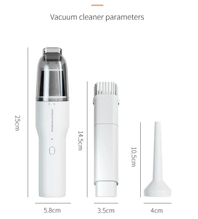 Portable Mini Handheld Car Vacuum Cleaner – Cordless 60W
