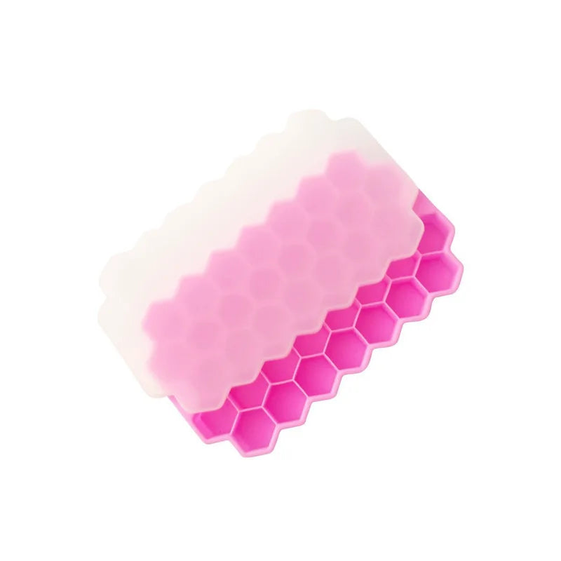 Silicone Ice Cube Tray 37-Cube BPA Free with Lid | Food Grade