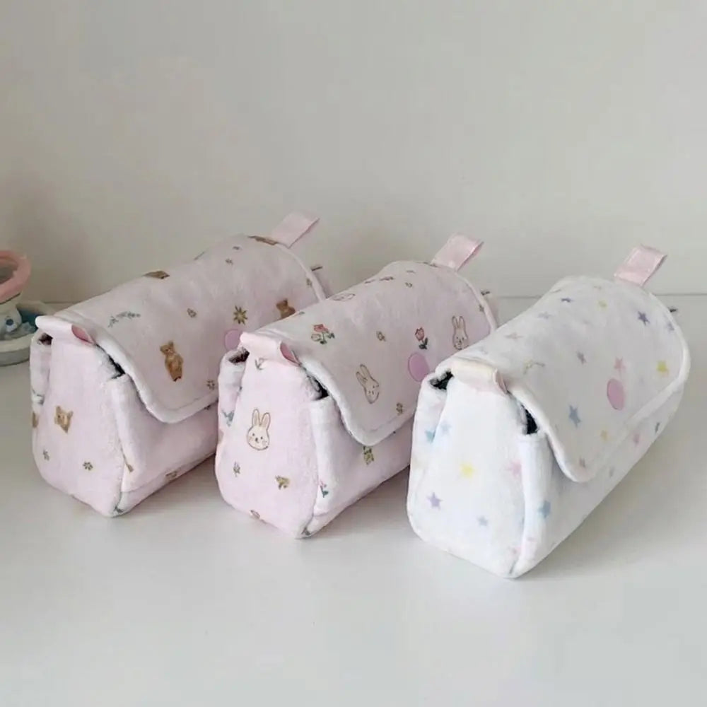 Korean Bear & Rabbit Large Capacity Pencil Case Pouch