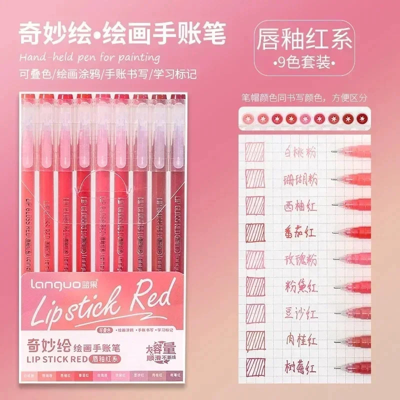 Glitter Gel Pen Set 162 Colors – 0.5mm & 1.0mm Art Pens