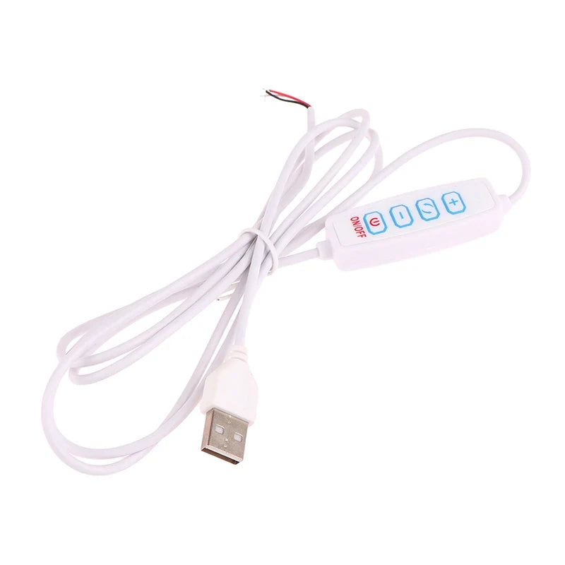 USB 5V LED CCT Dimmer 4-Key Controller 2CH Bicolor Light Switch