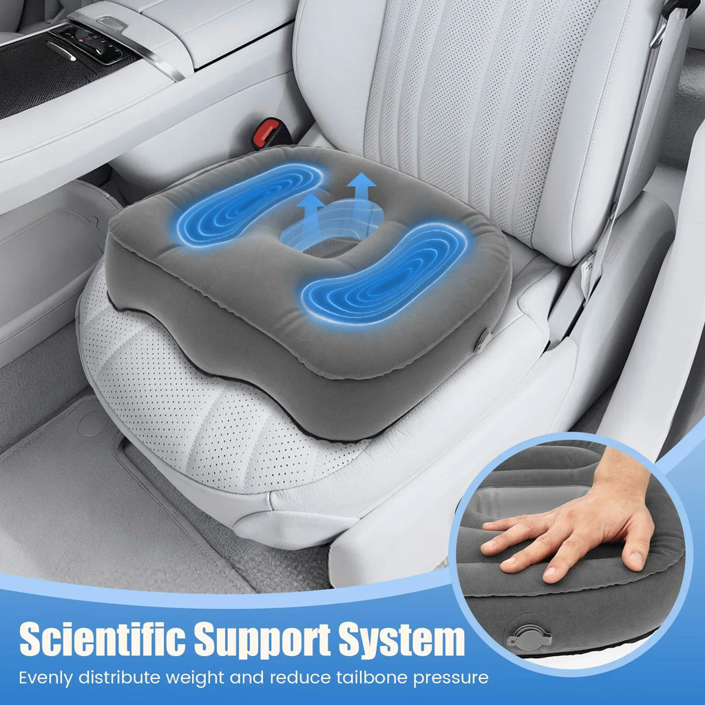 Inflatable Seat Cushion – Portable Ergonomic Support Cushion