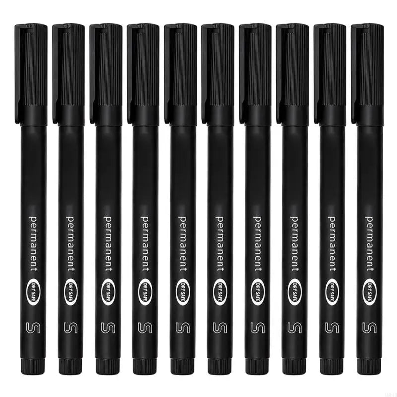 Fine Point Permanent Markers 10-Piece Set | Oil-Based Ink