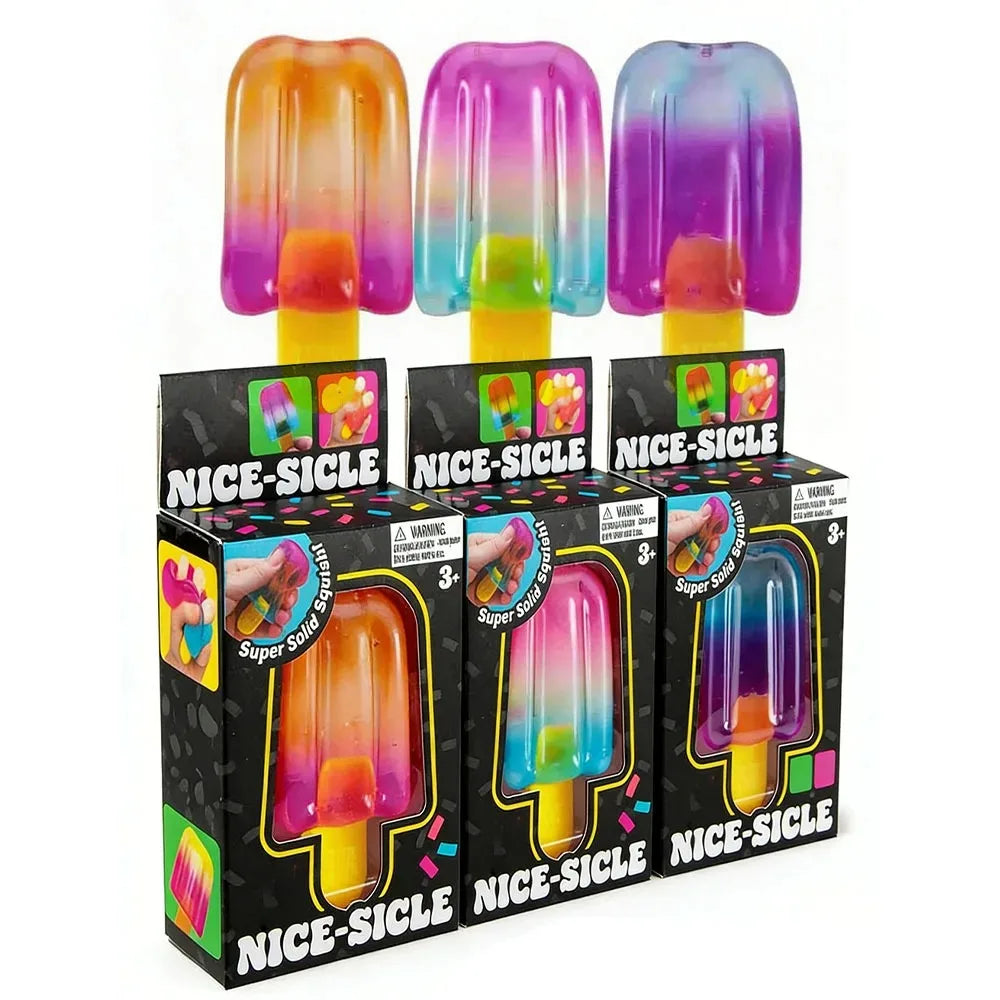 Needoh Nice Cube & Sicle Squishy Sensory Fidget Toy