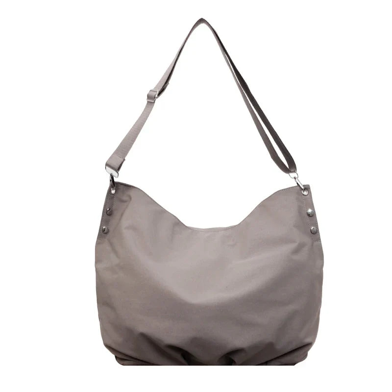 Large Canvas Shoulder Bag for Women | Casual Commuter Tote