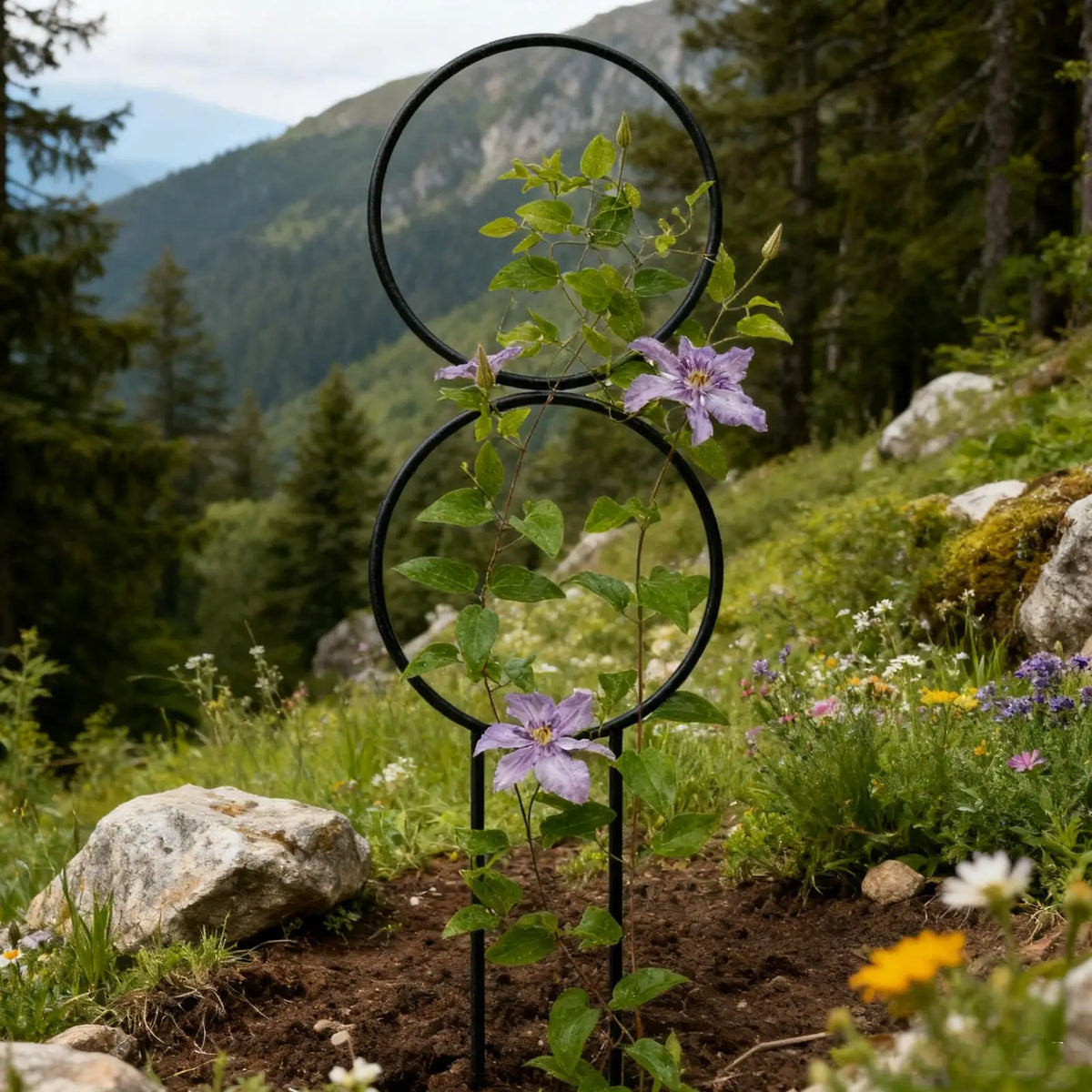 Metal Plant Trellis – Indoor & Outdoor Vine Climbing Support