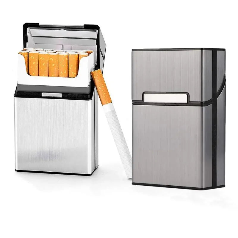 Aluminum Cigarette Case – Holds 20 Regular & King Size
