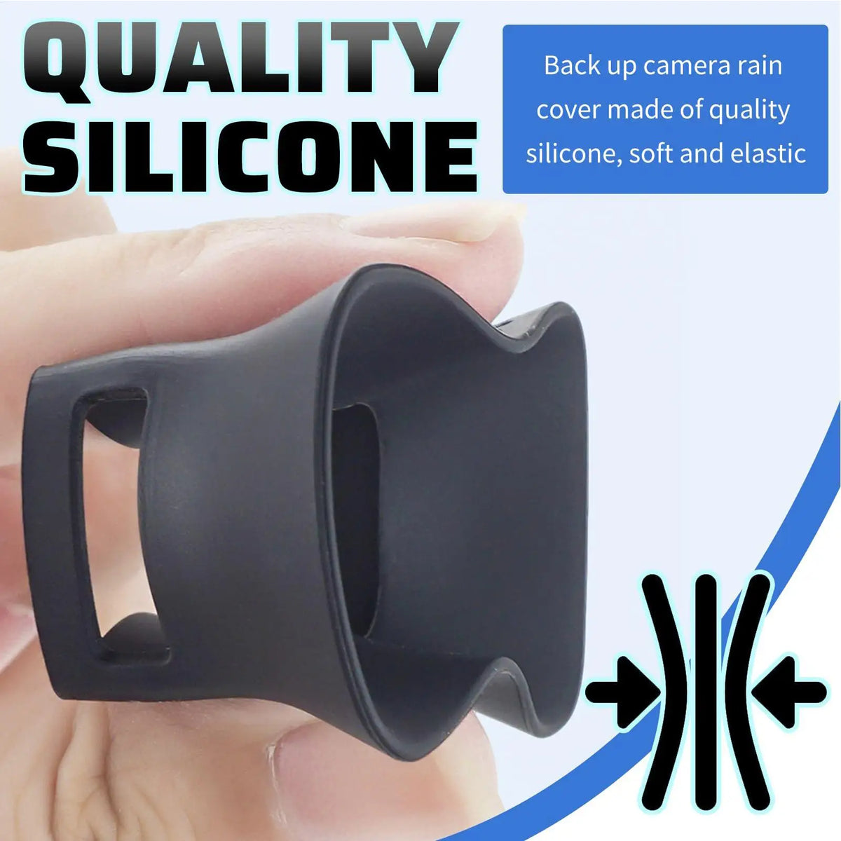 Universal Silicone Reverse Camera Waterproof Rain Cover