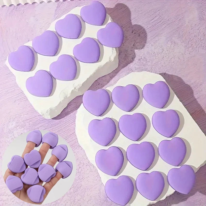 Mini Finger Powder Puff Set – Foundation & Concealer Sponge