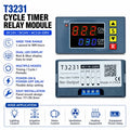 Gaqqee Digital Time Delay Relay Module DC 12V 24V AC 110–220V