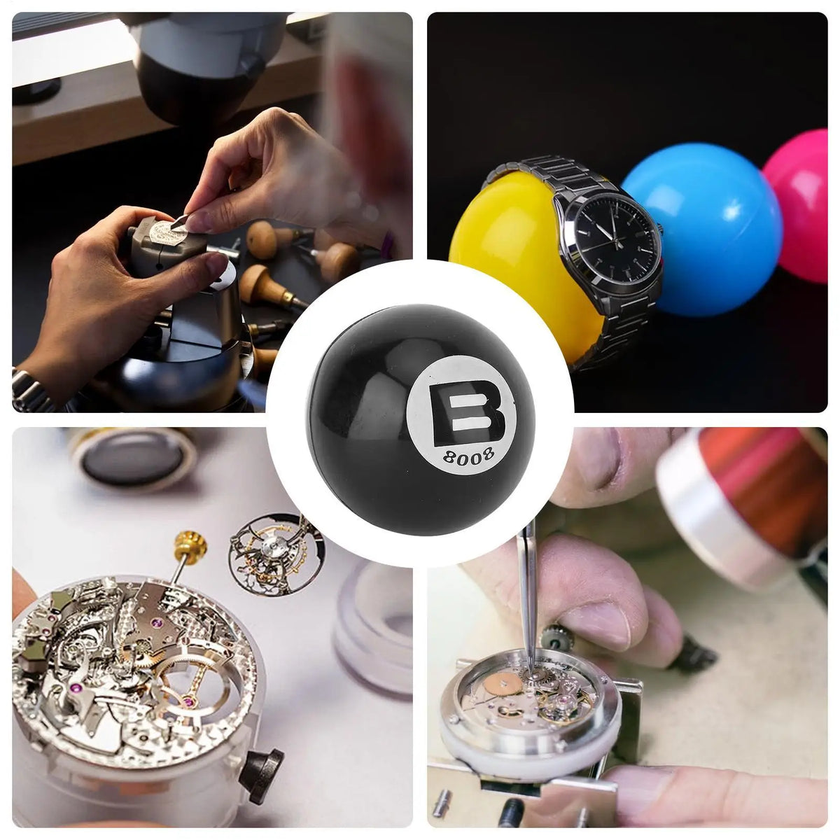 Watch Case Back Opener Friction Ball Tool – 6.5cm Rubber