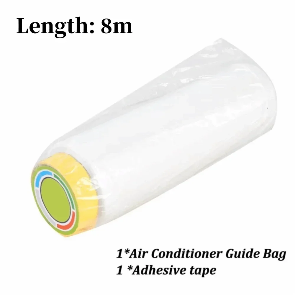 AC Air Guide Deflector Bag Flexible Conveyor Pipe 8M–20M