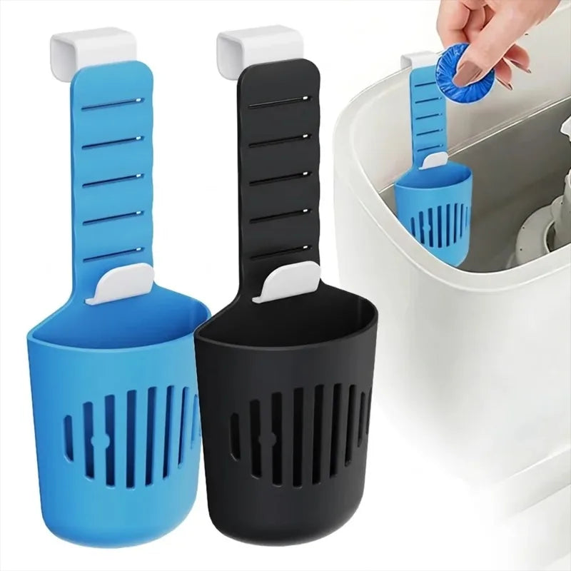 Silicone Toilet Tank Tablet Holder & Bowl Cleaner Hanger