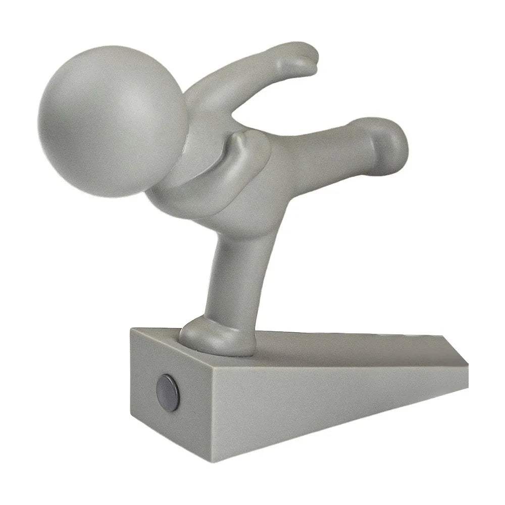 Cute Cartoon Action Figure Door Stop – No-Drill Non-Slip