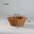 Handwoven Wicker Serving Baskets – 10 Styles | Rattan-Look