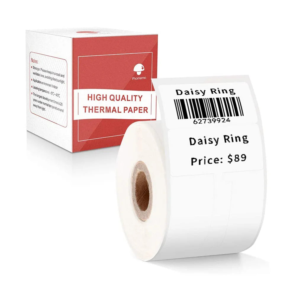 Phomemo M110/M200 Self-Adhesive Thermal Labels 20–50mm