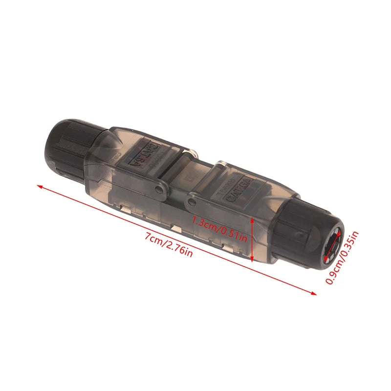Tool-Less Network Extension Connector Junction Adapter Box