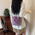 Women's Nylon Crossbody Satchel Bag – Korean Casual Style