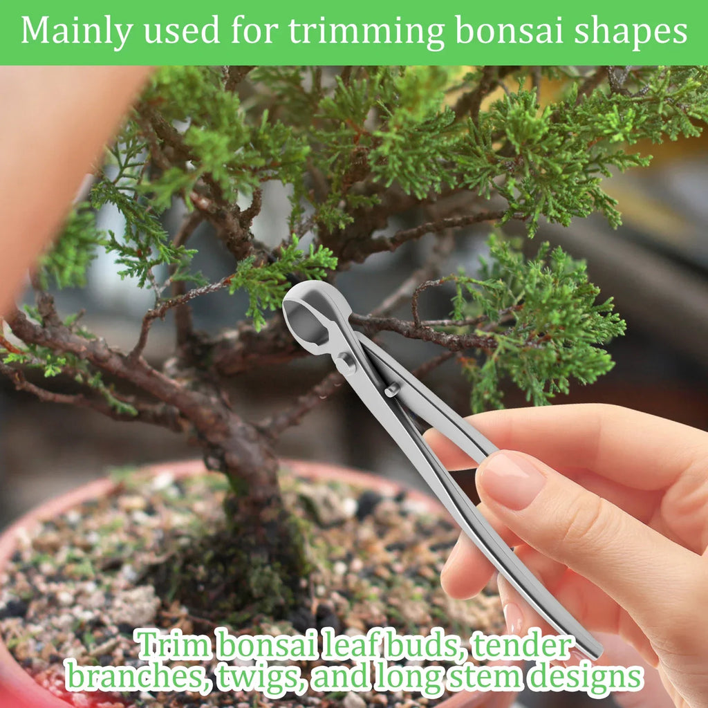 Stainless Steel Bonsai Pruning Kit – Ergonomic Long Handle