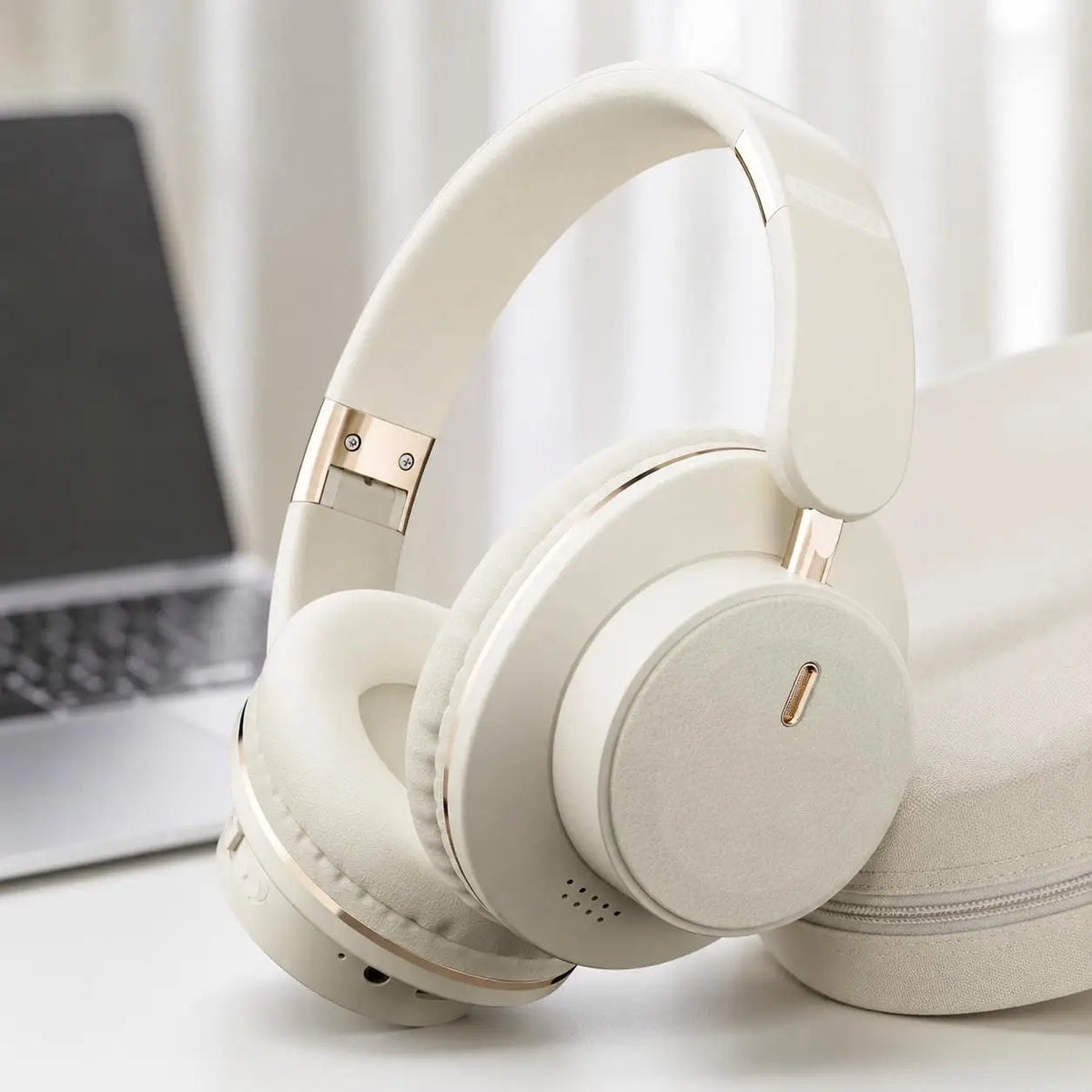 STONEGO BT 5.3 Foldable Over-Ear Wireless Headphones