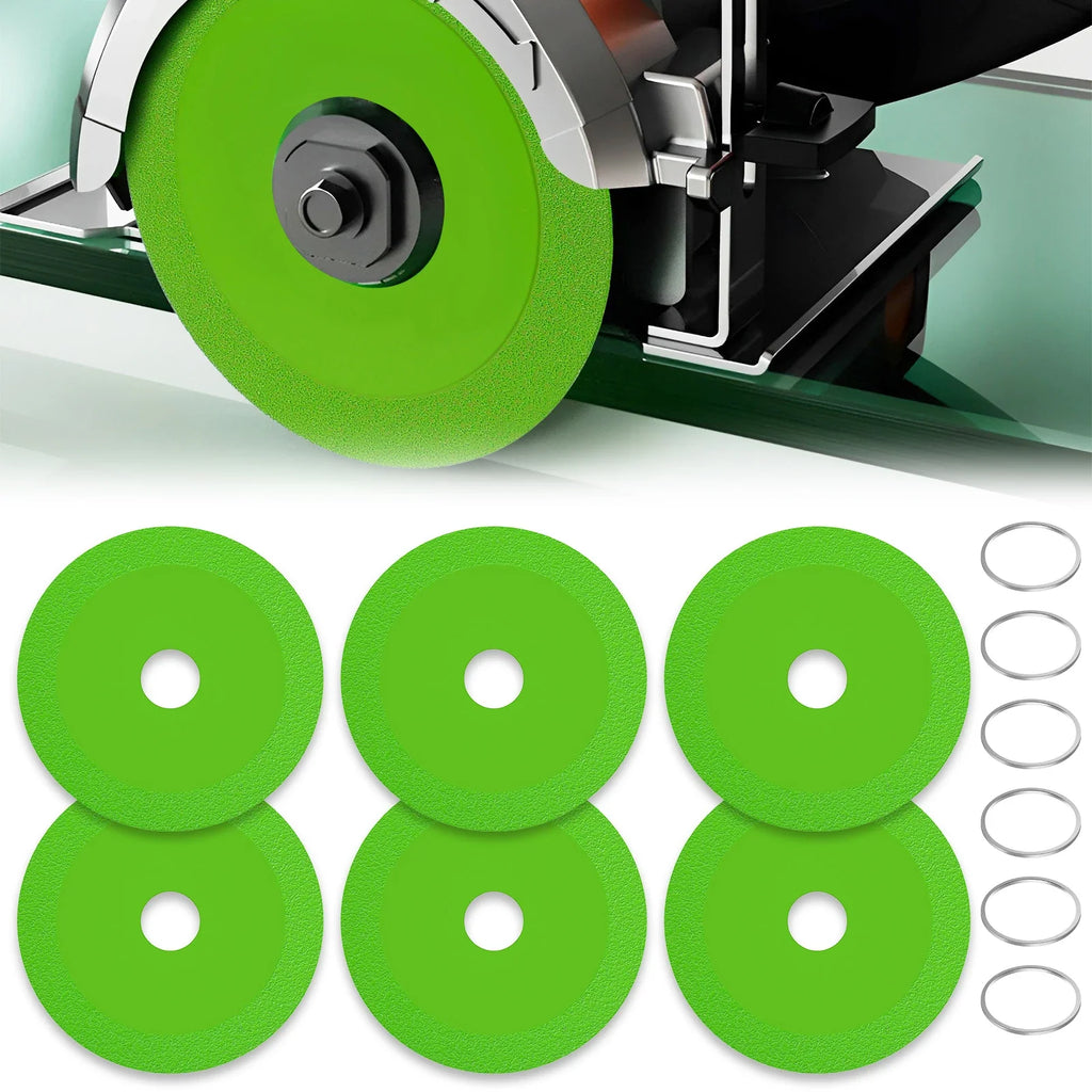 6Pcs Diamond Glass Cutting Discs for Angle Grinder – Ultra Thin